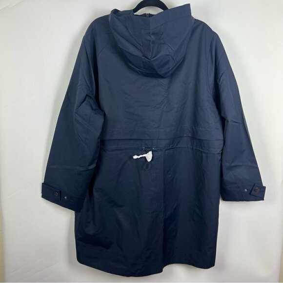 🩷 Penningtons Hooded Water - Repellent Jacket For Women. Color: Black. Size: 2XL - Picture 3 of 16